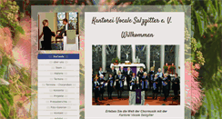 Desktop Screenshot of kantorei-vocale.de