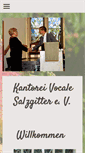 Mobile Screenshot of kantorei-vocale.de
