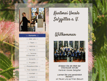 Tablet Screenshot of kantorei-vocale.de